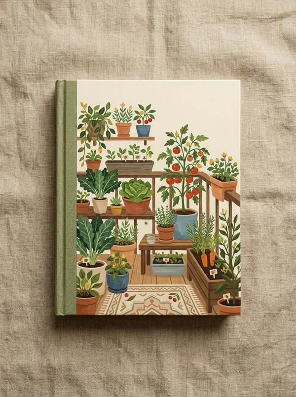 Cover van Balkon Moestuin