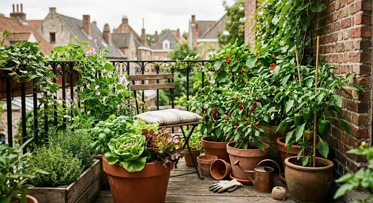 Groenten kweken op je balkon